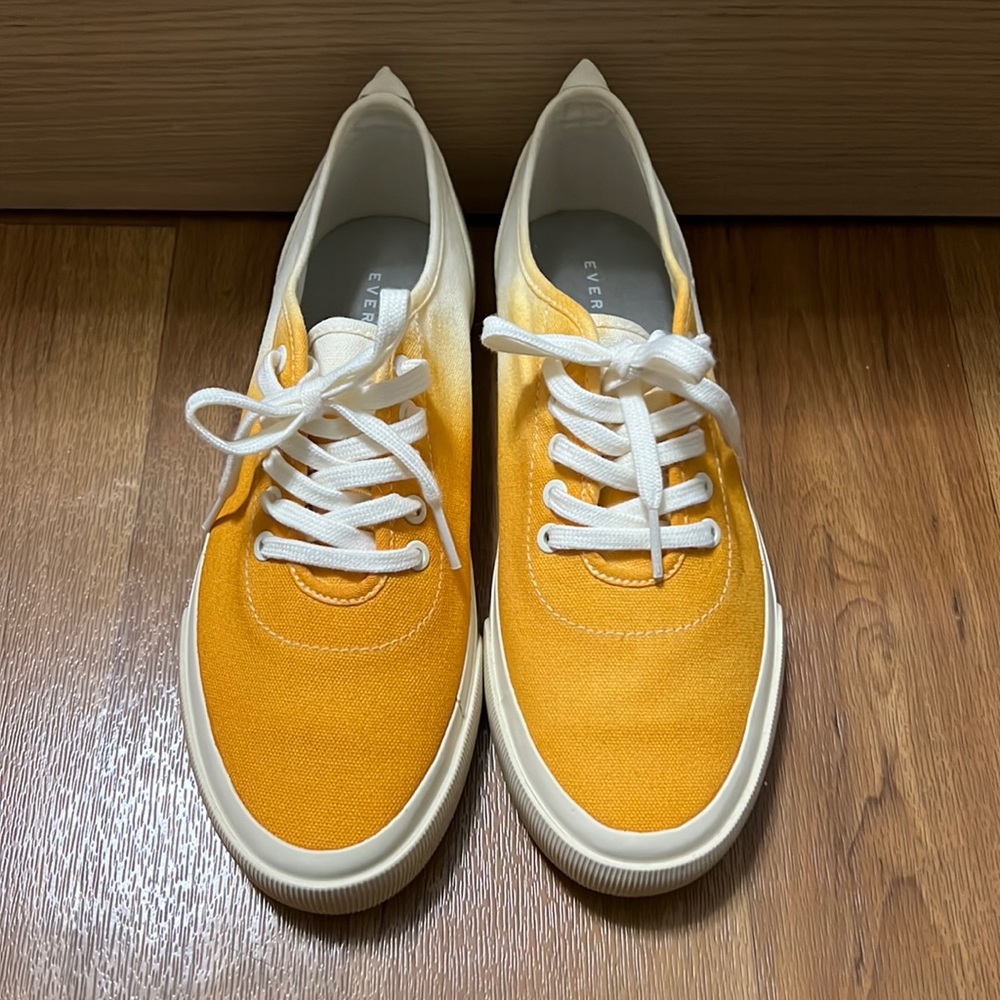 Everlane The Forever Sneaker Marigold Dip-Dye Brand New W8